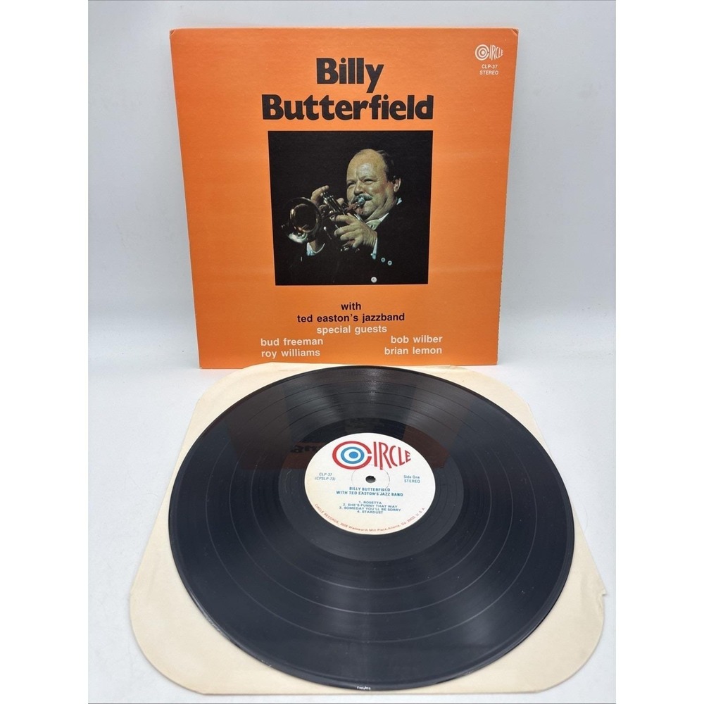 BILLY BUTTERFIELD: with ted easton's jazzband CIRCLE 12" LP 33 RPM VG+